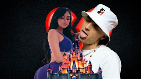 Peso Pluma y Jailyne Ojeda pasearon juntos por Disneyland